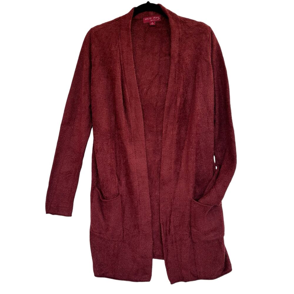 Barefoot Dreams Women's Cardigan in Burgundy